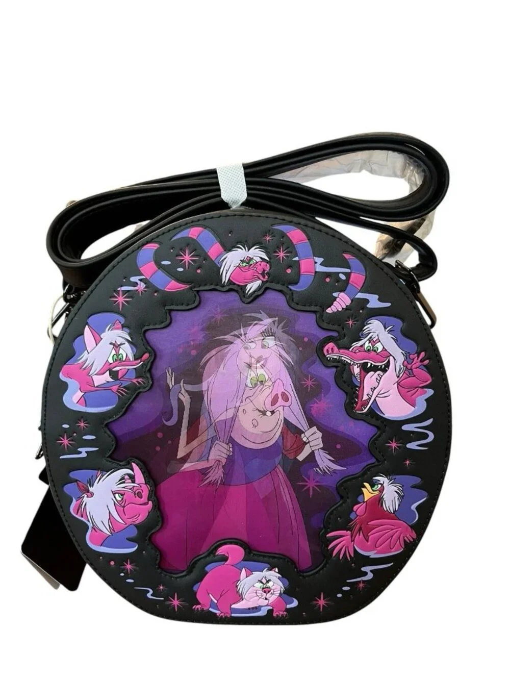 Loungefly Sword In the Stone Madam Mim Lenticular Crossbody Bag NWT